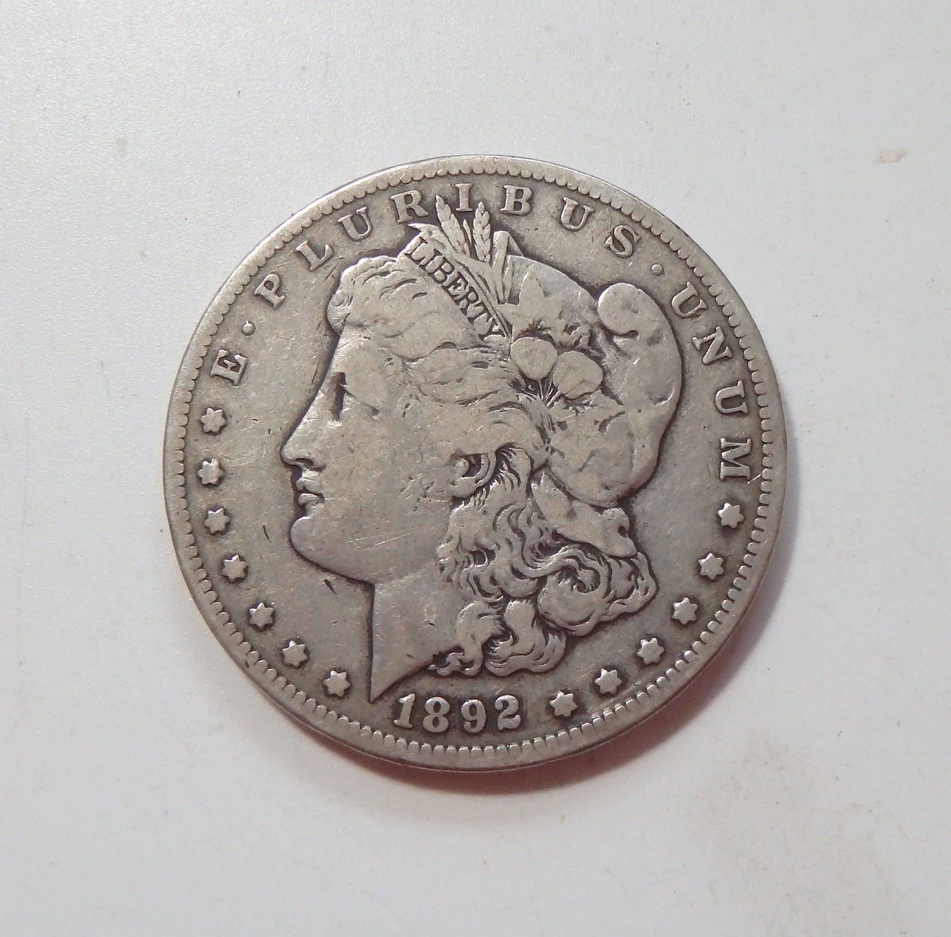 1892-CC Morgan Dollar - Very Good