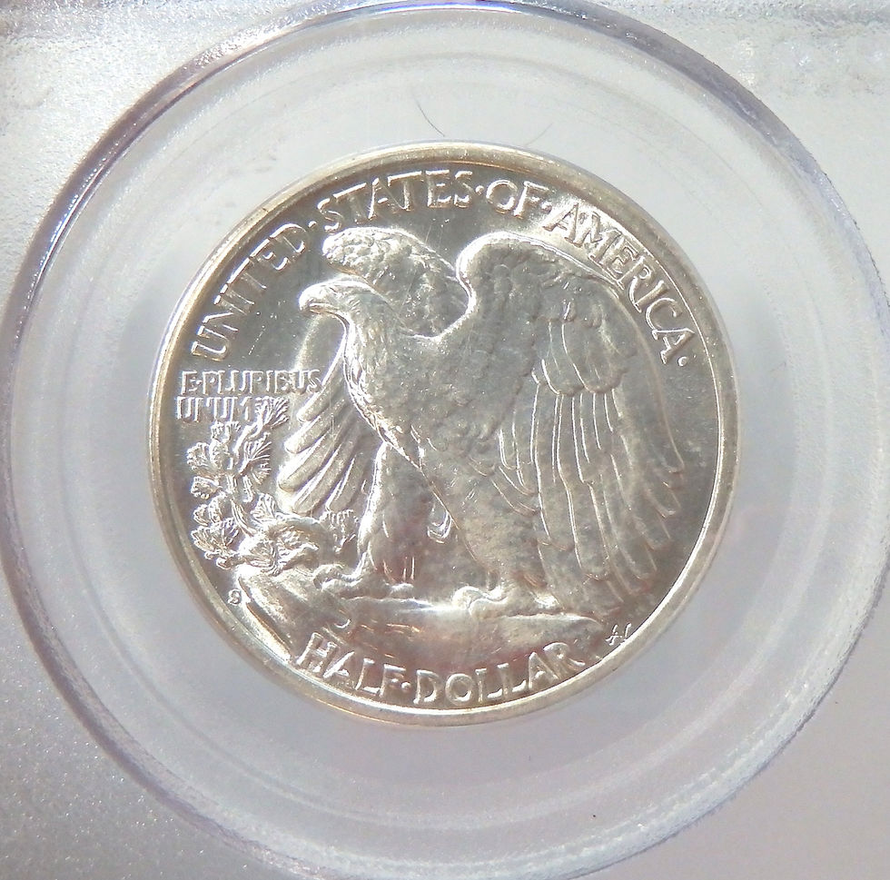 Thumbnail: 1942-S Walking Liberty Half Dollar - MS64