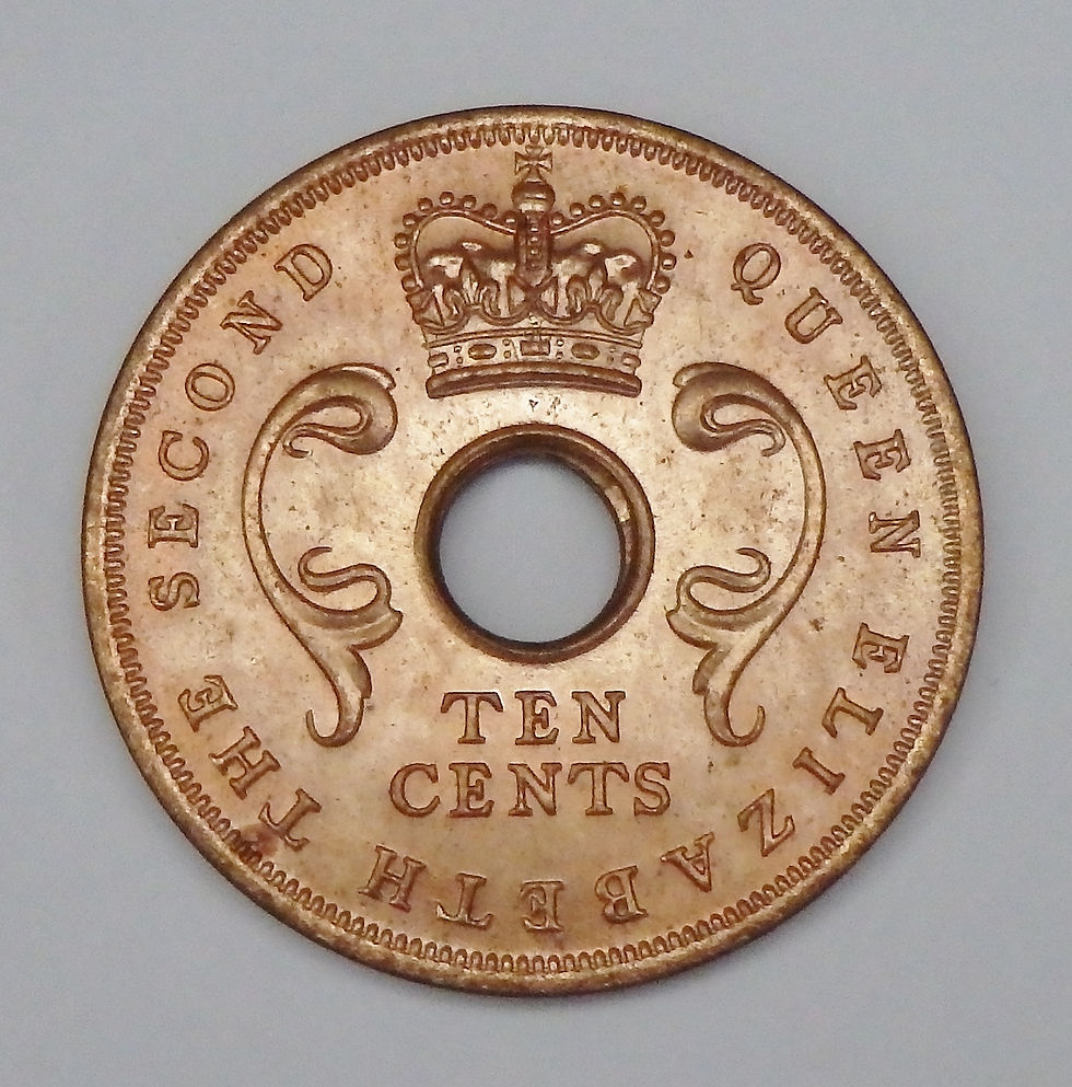 Thumbnail: East Africa - 10 Cents - 1956