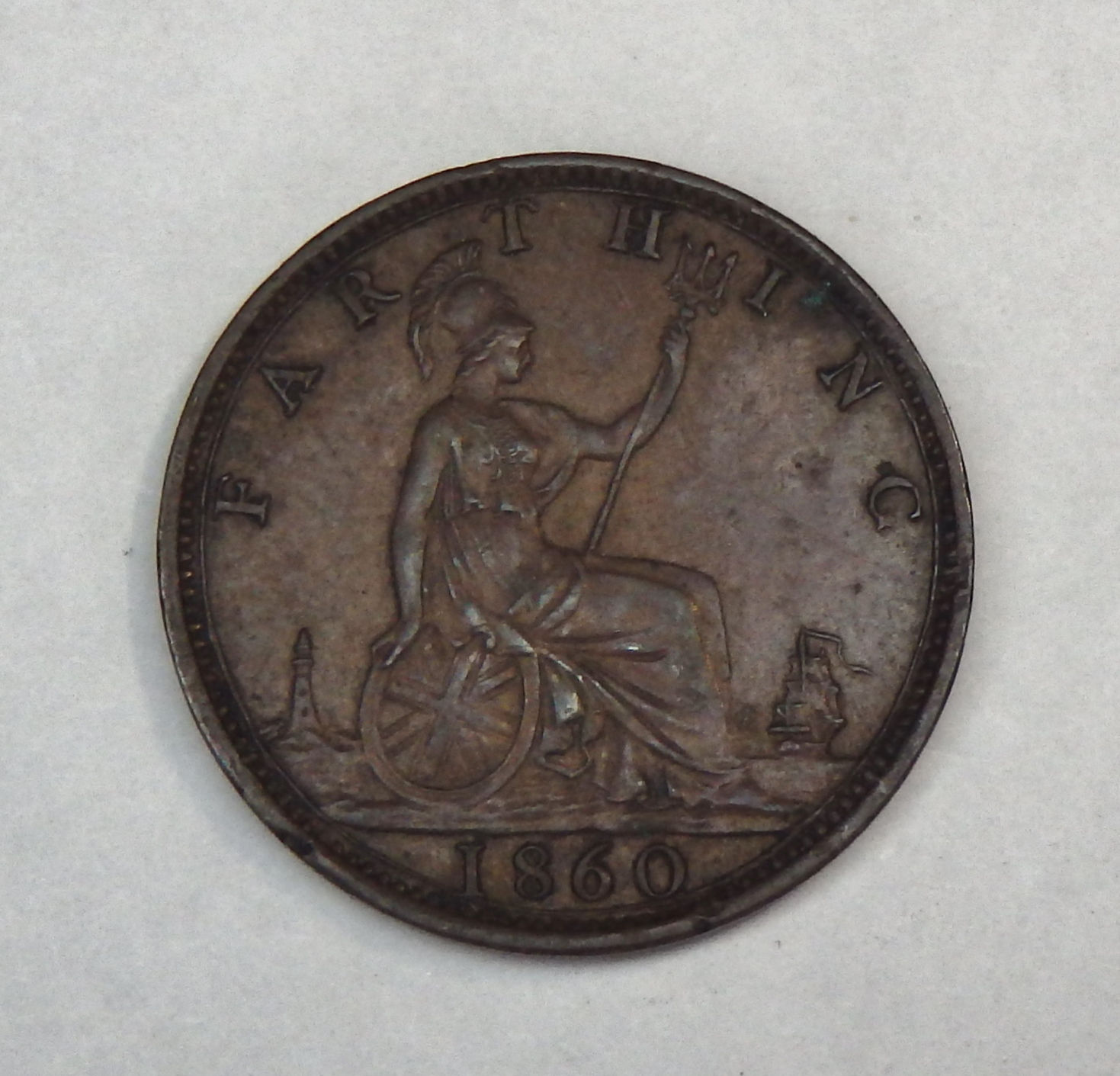 Great Britain - Farthing - 1860