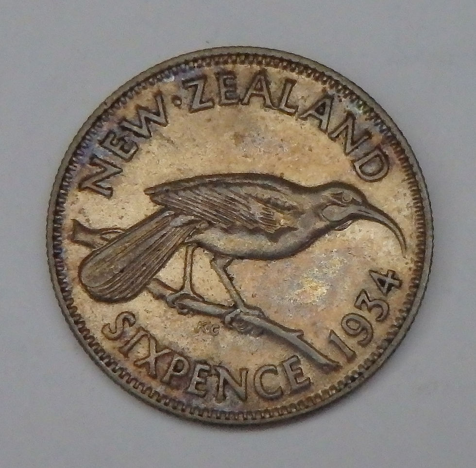 Thumbnail: New Zealand - 6 Pence - 1934