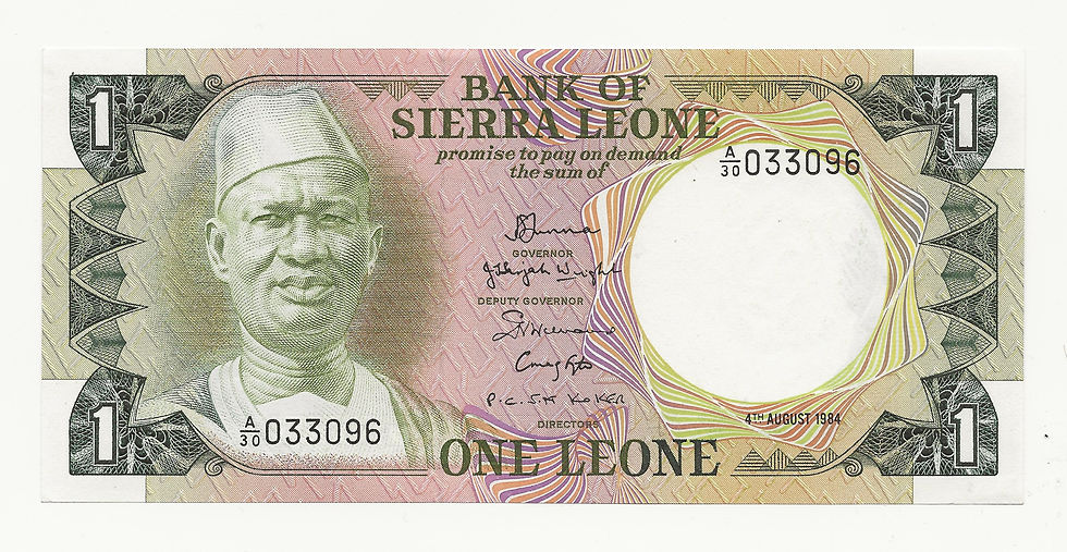 Thumbnail: Sierra Leone - Leone - 1984 - pick# 5d