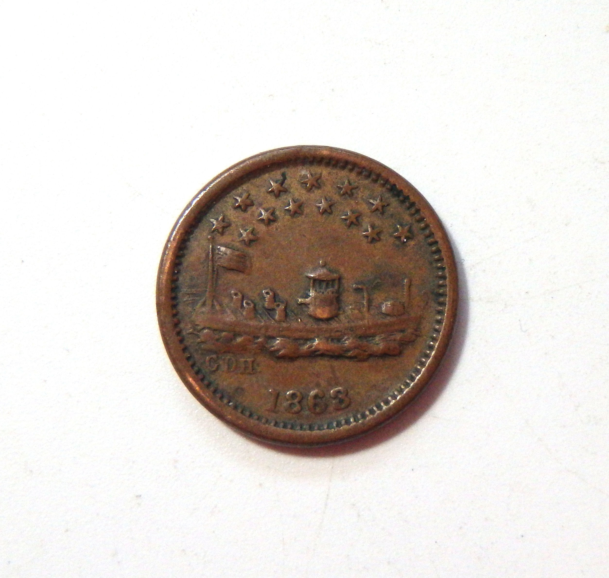 1863 Civil War Token
