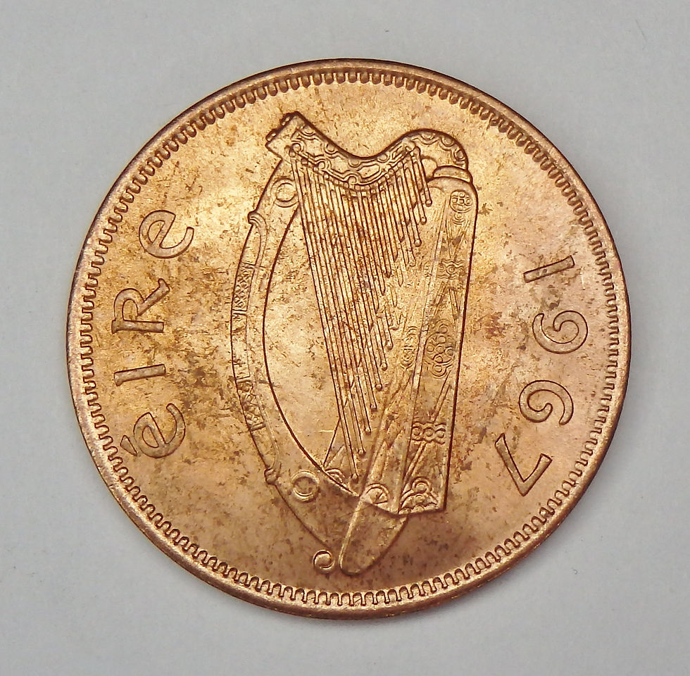 Ireland - 1/2 Penny - 1967