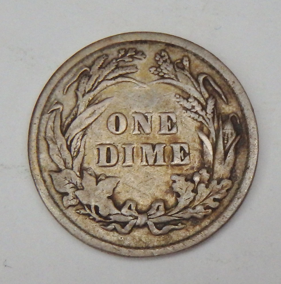 Thumbnail: 1899 Barber Dime - Very Good