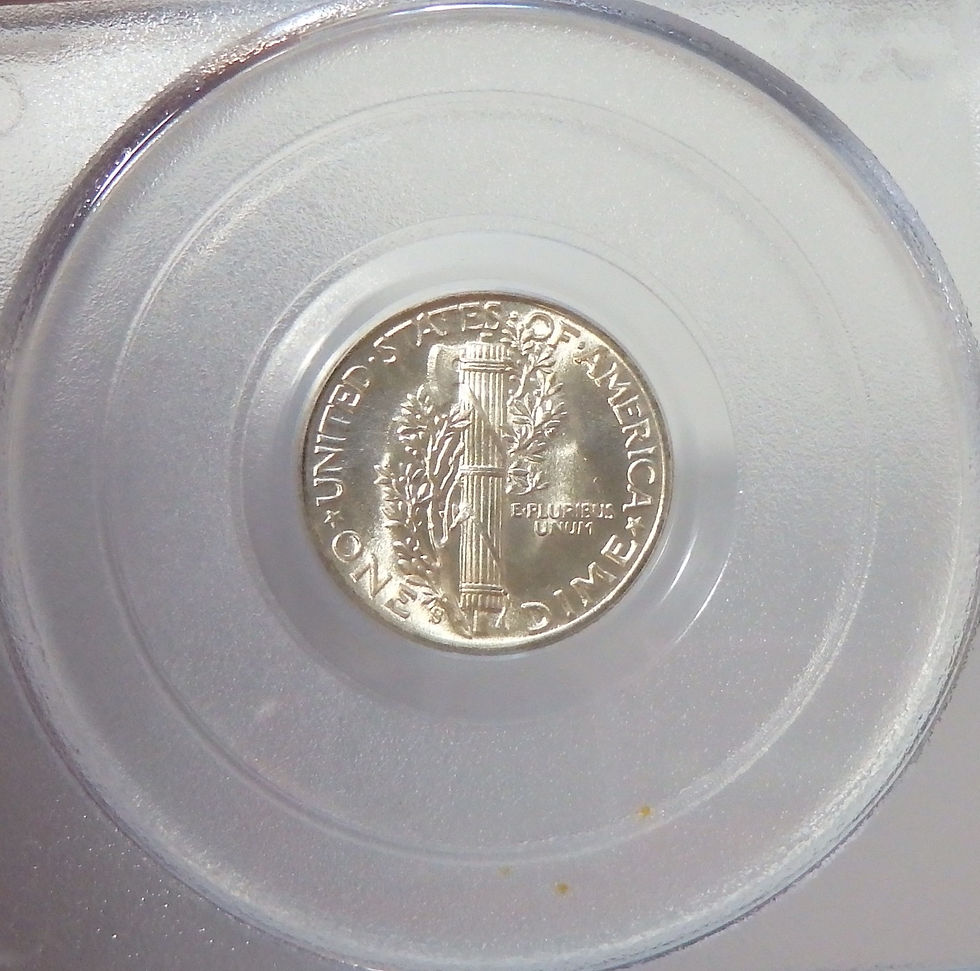 Thumbnail: 1944-S Mercury Dime - MS67FB