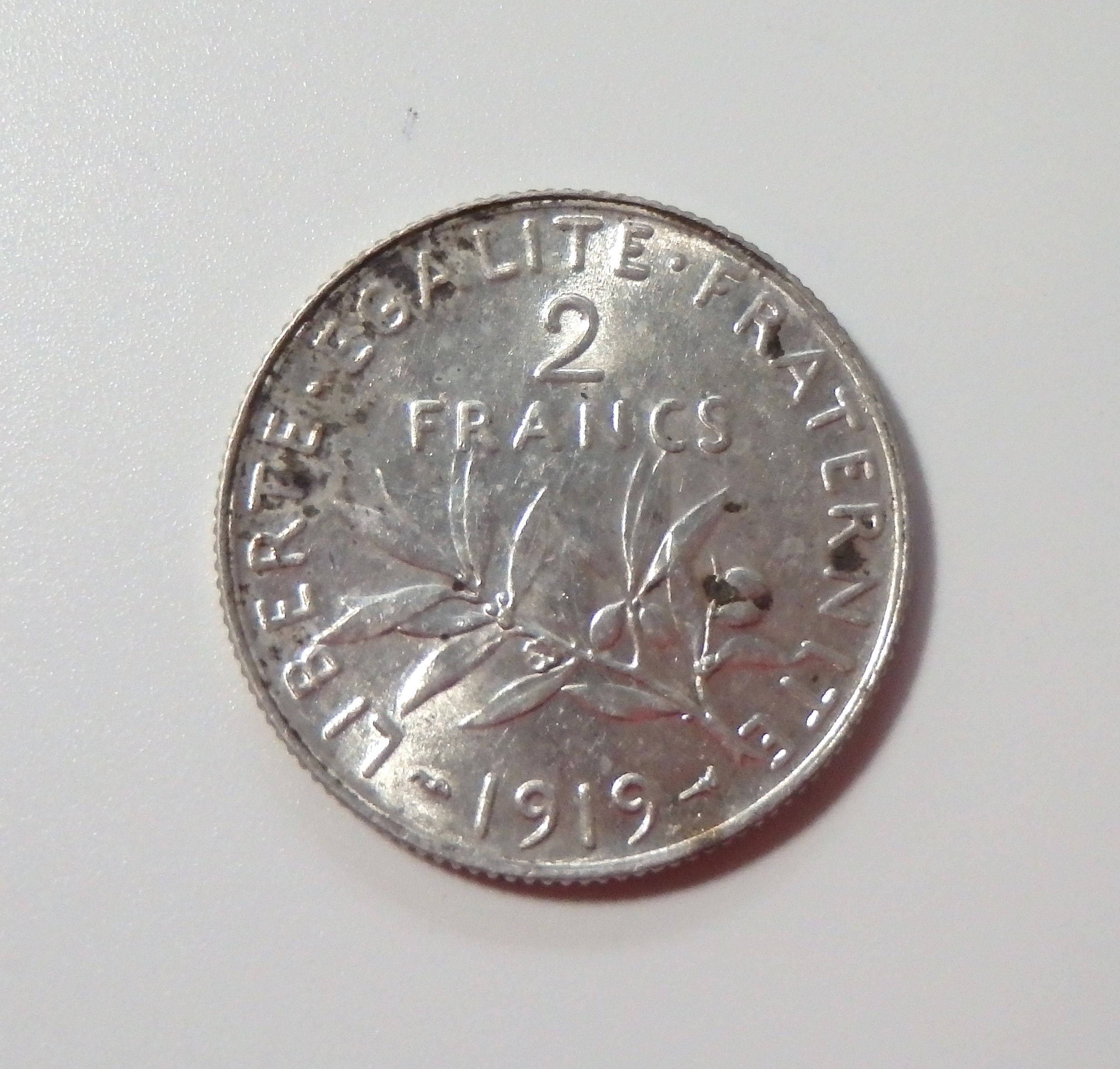 France - 2 Francs - 1919