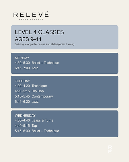 Level 4 classes