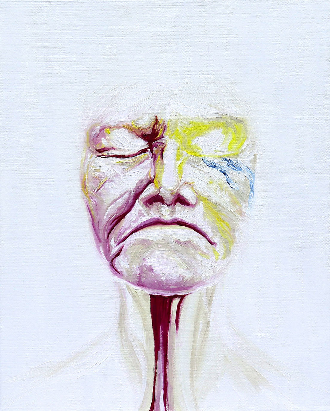 20251021 - Vanishing - 41 x 33 cm - Oil on Canvas - Ewa Hewelt.jpg
