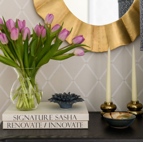 foyer vignette by serenity home styling