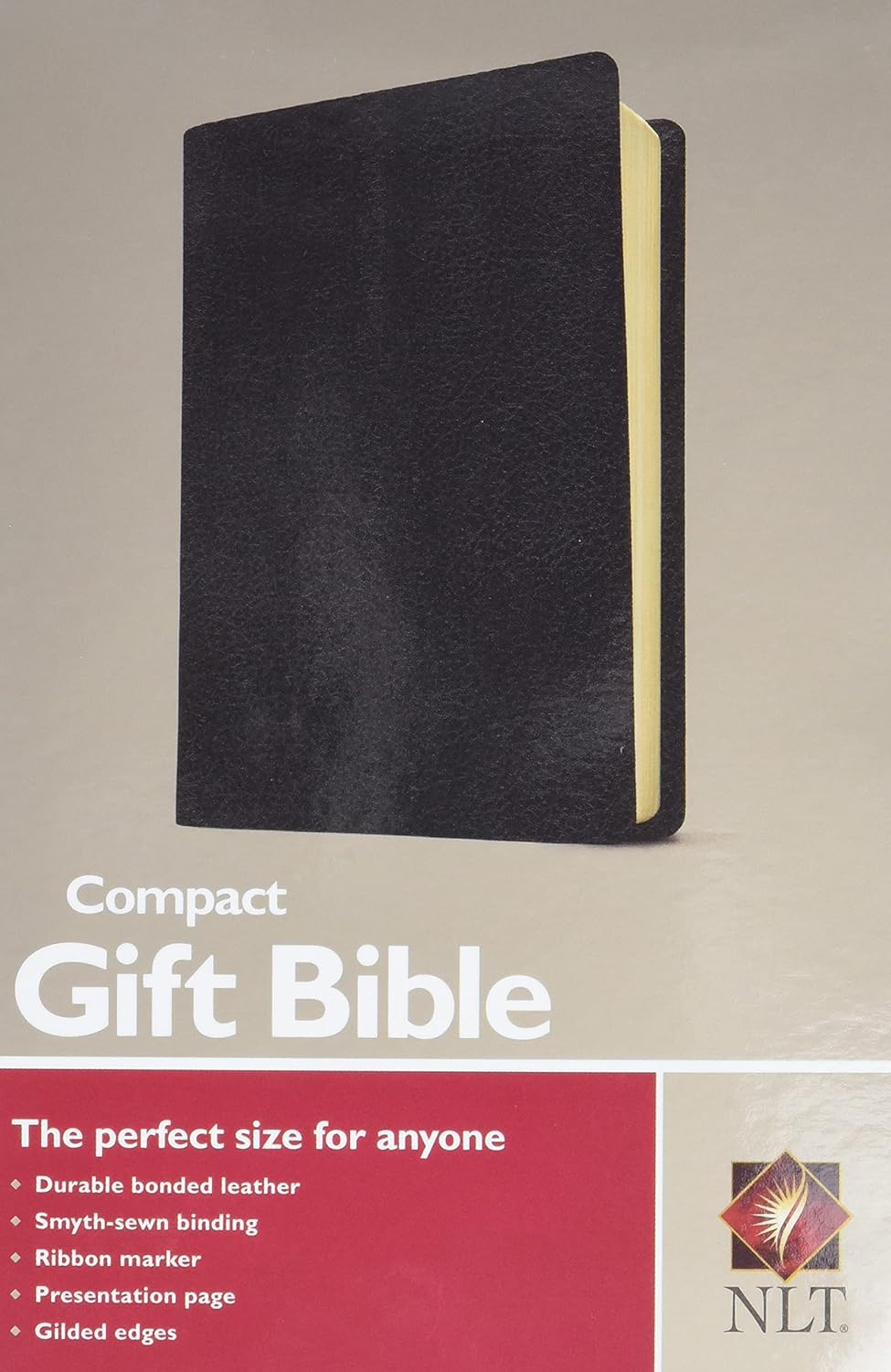 Compact Gift Bible NLT (Bonded Leather, Black)