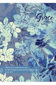 Grace, 2 Corinthians 12:9 hardcover journal