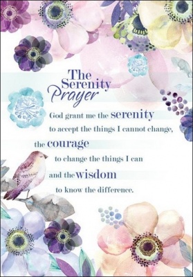 Serenity Prayer hardcover journal