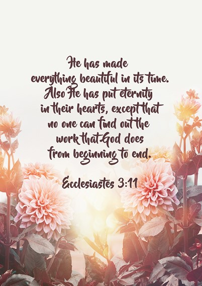 ECCLESIASTES 3:11 HARDCOVER JOURNAL