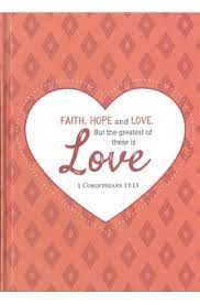 Faith Hope Love A5 Hardcover Journal