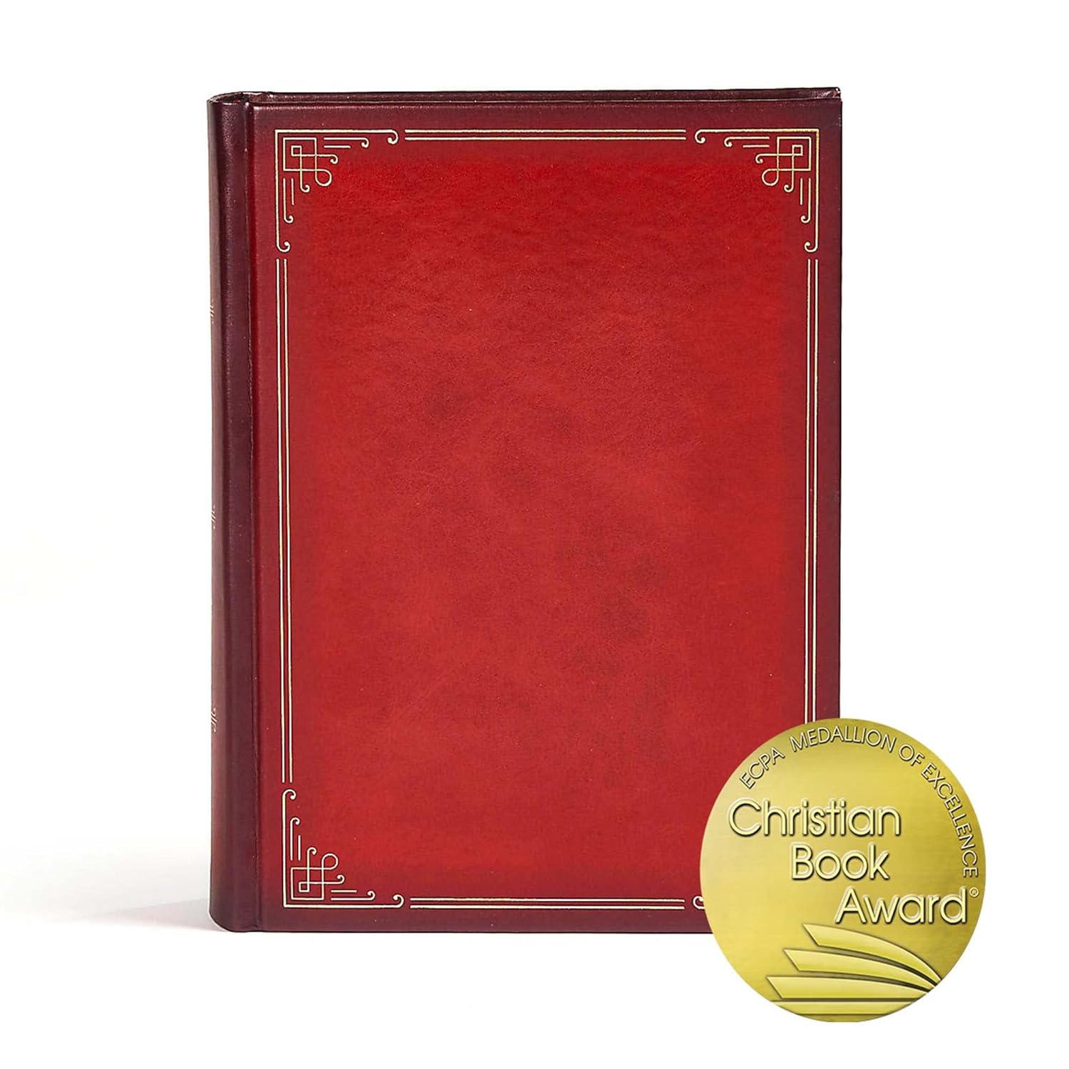 CSB Ancient Faith Study Bible, Crimson LeatherTouch-Over-Board: Black Letter, Ch