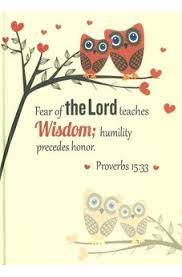 FEAR OF THE LORD A5 HARDCOVER JOURNAL