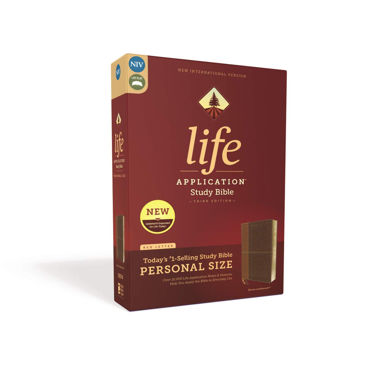 NIV, Life Application Study Bible, Third Edition, Personal Size, Leathersoft, Br