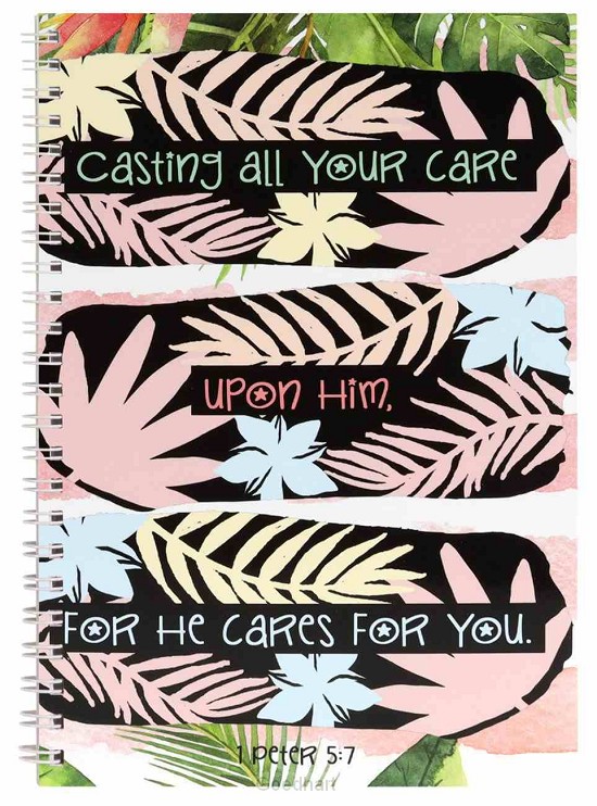 Casting All Your Care A5 Wire Softcover Journal
