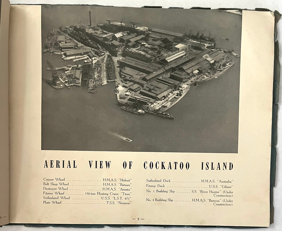 Thumbnail: Cockatoo Docks Sydney - 1939-45' War Record