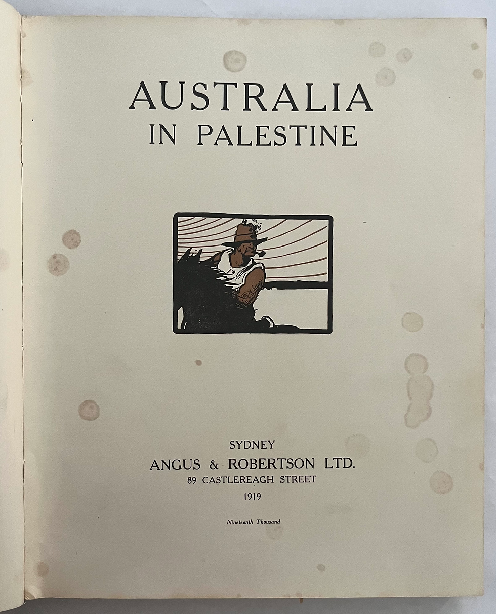 Thumbnail: Australia in Palestine