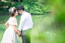 前撮り　結婚式　ブライダル