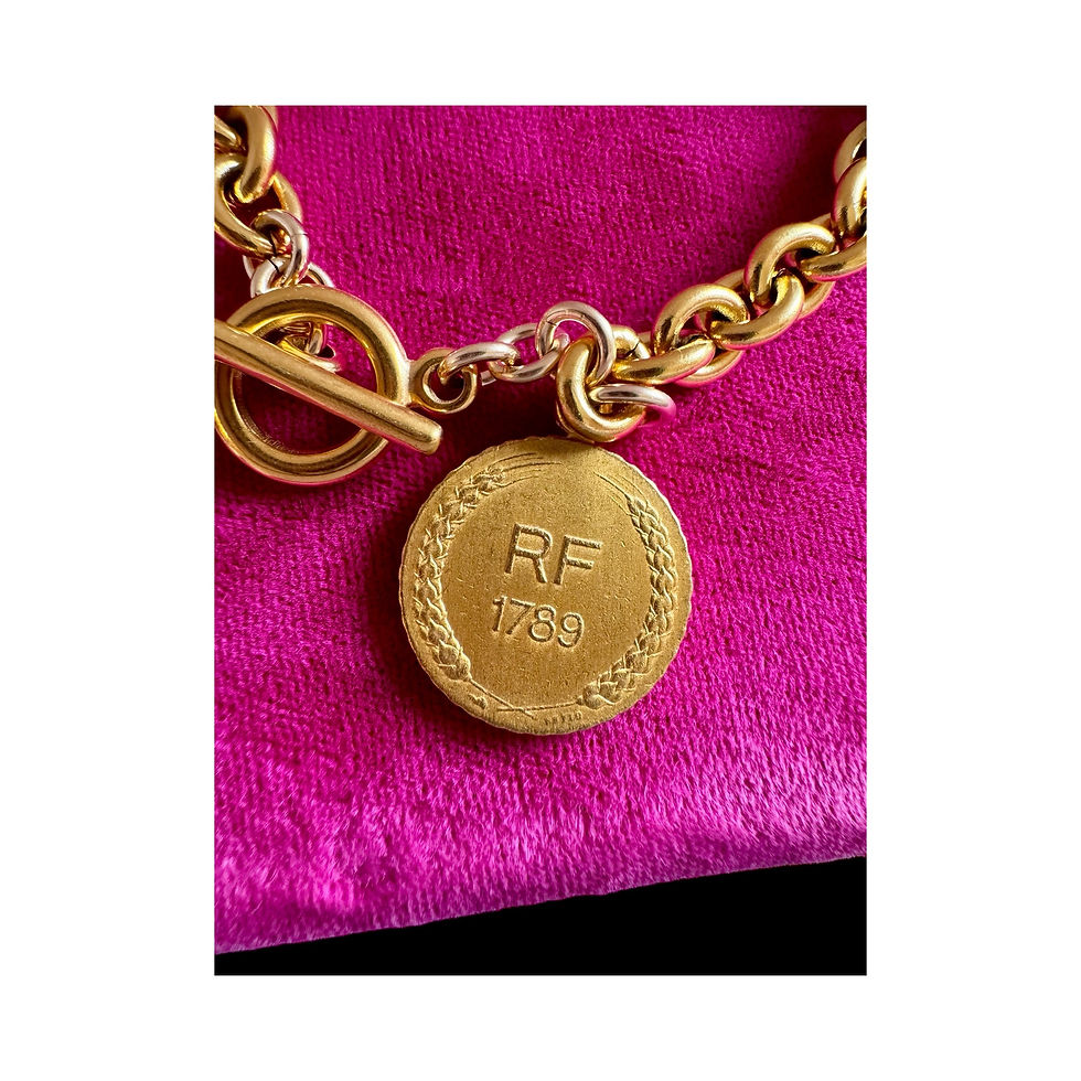 Thumbnail: Repurposed Vintage 1989 Dior French Revolution Bicentennial Charm Bracelet