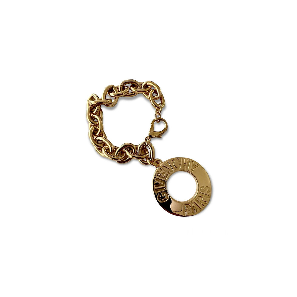 Thumbnail: Vintage Repurposed HUGE Givenchy Paris Medallion Chunky Necklace