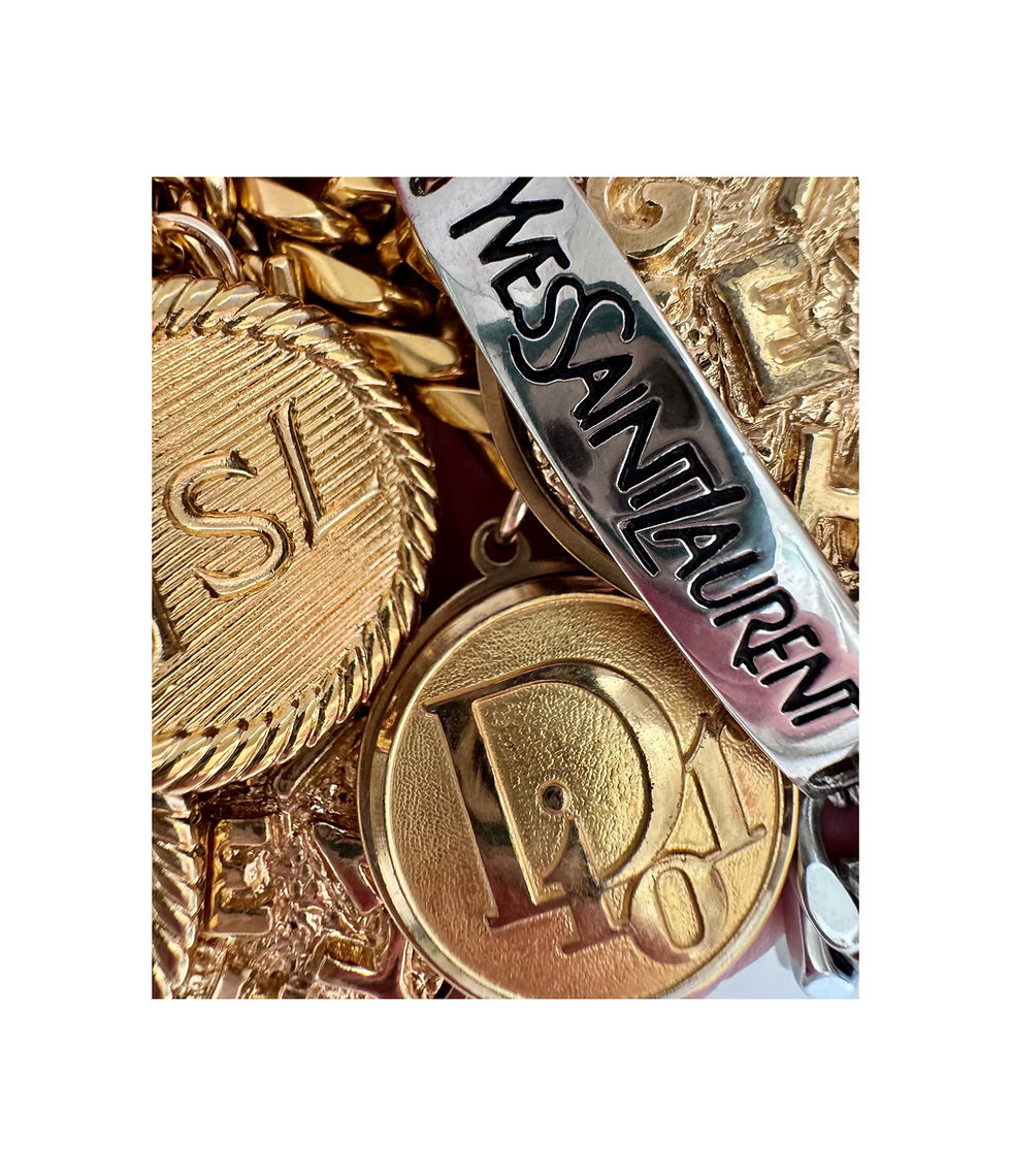 Thumbnail: Vintage Repurposed Rare XXL Givenchy 1980's Stretch Snake Belt