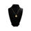 Thumbnail: Repurposed Louis Vuitton Medium Coin & Silver CZ Palm Tree Charm Necklace