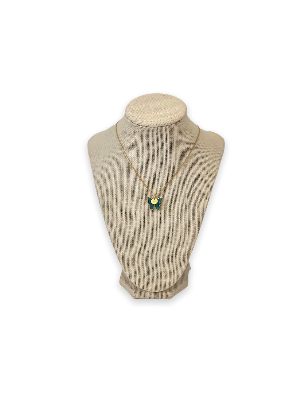 Thumbnail: Repurposed Vintage Petite 1992 Gucci Charm & Mariposa Butterfly Necklace