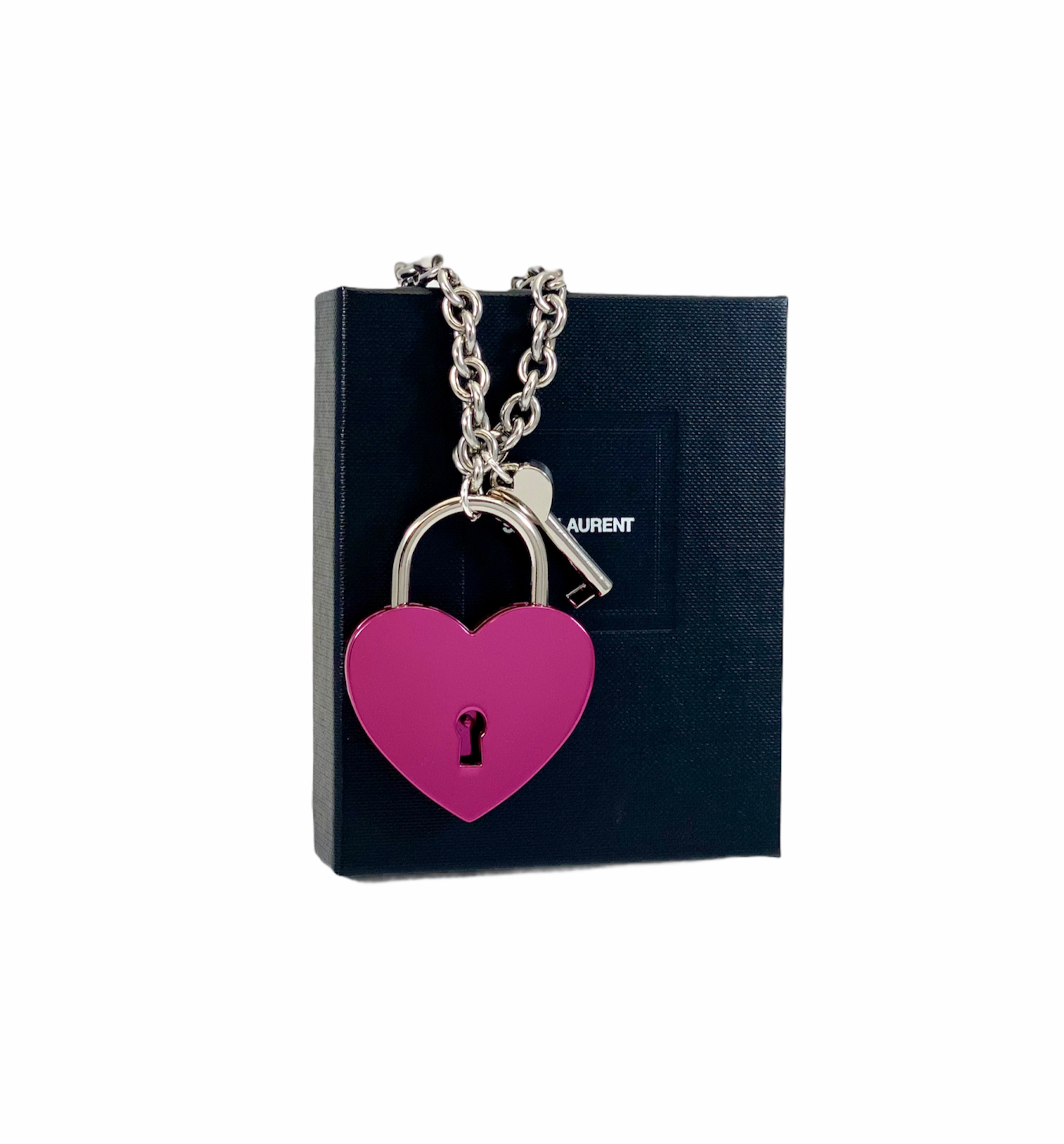 Yves Saint Laurent Padlock Necklace 
