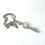 Thumbnail: Vintage Repurposed Christian Dior Huge Silver Rhinestone Key Necklace