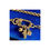 Thumbnail: Repurposed Louis Vuitton Swivel Clip w/Removable Sneaker, Bell & Dice Necklace