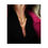 Thumbnail: Repurposed Louis Vuitton Pink Stone VERY RARE Flower Charm Toggle Necklace