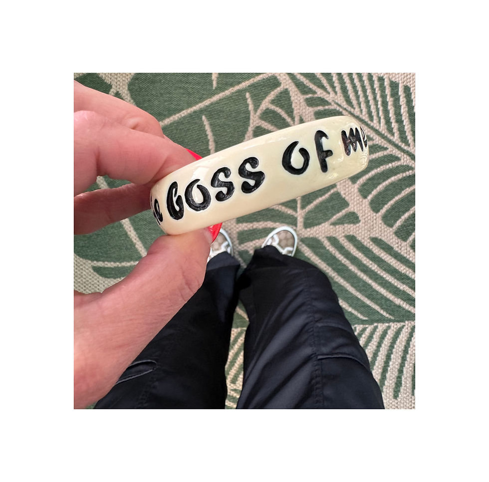 Thumbnail: JKC Studio "You're Not The Boss Of Me" Bangle Bracelet