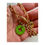 Thumbnail: Repurposed Louis Vuitton Green & Purple Enamel Reversible Carabiner Necklace