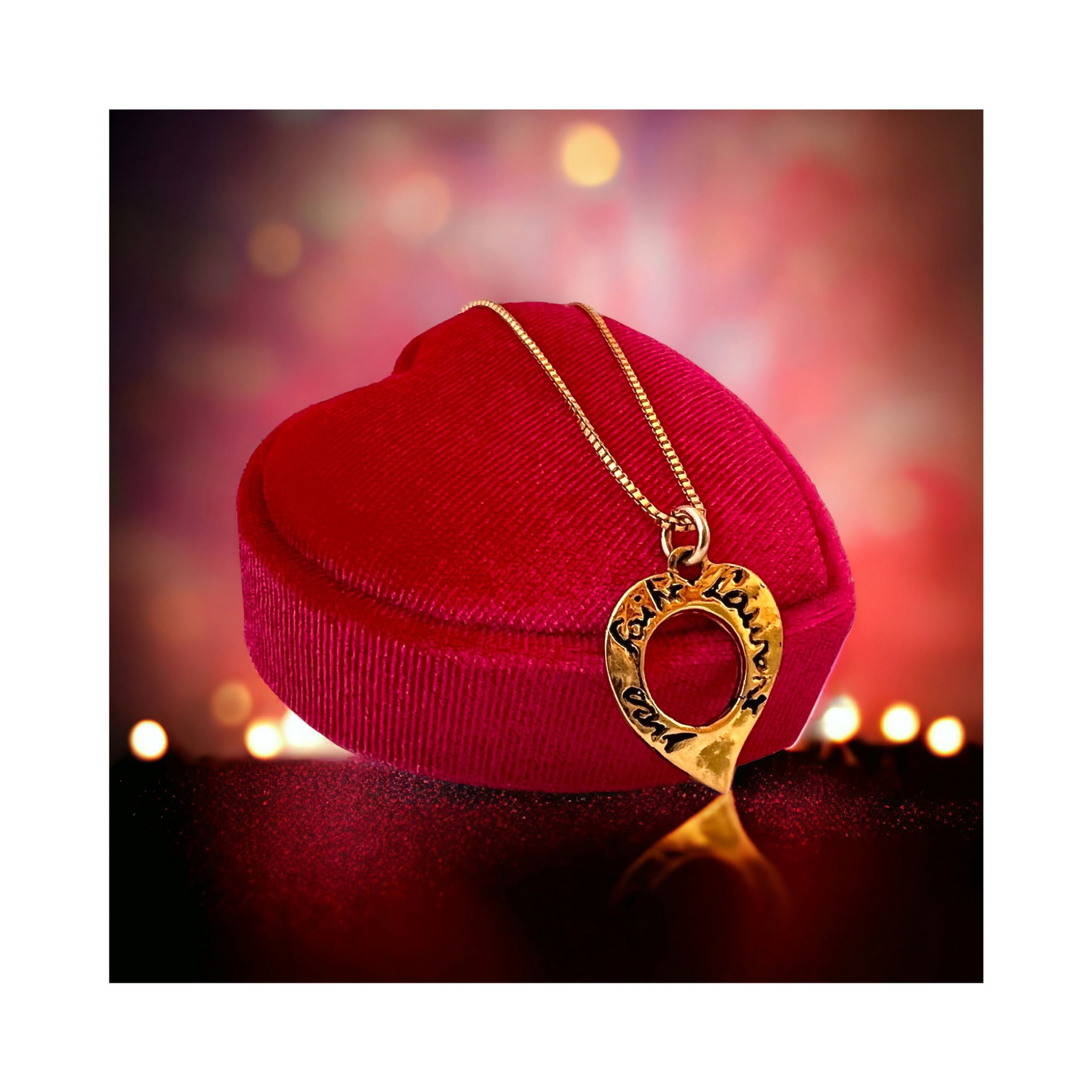 Repurposed Vintage YSL Robert Goossens Heart Necklace