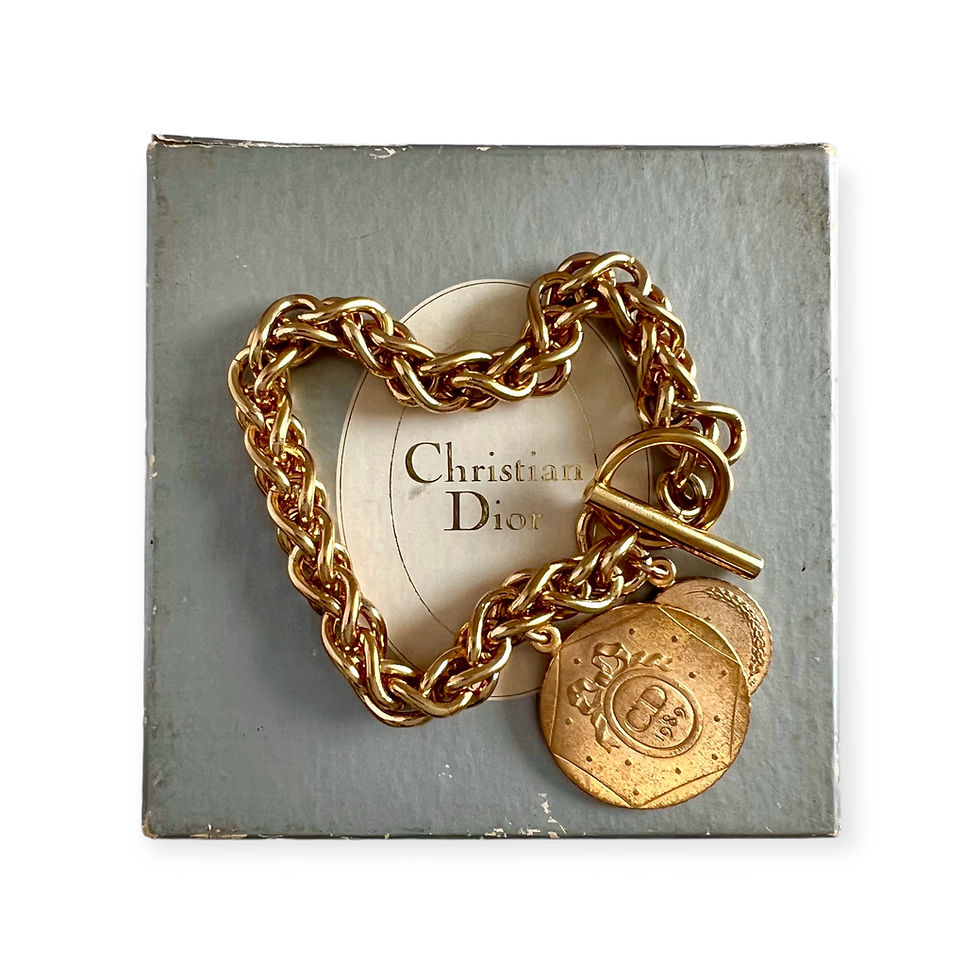 Thumbnail: Repurposed Vintage 1989 Dior French Revolution Bicentennial Charm Bracelet