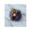 Thumbnail: Repurposed Gold Dior CD Link & Aqua CZ Drop Necklace