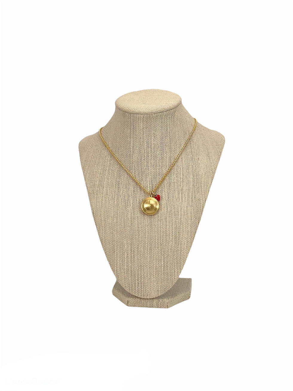 Thumbnail: Repurposed Vintage Large Gucci GG & Removable Strawberry Charm Necklace