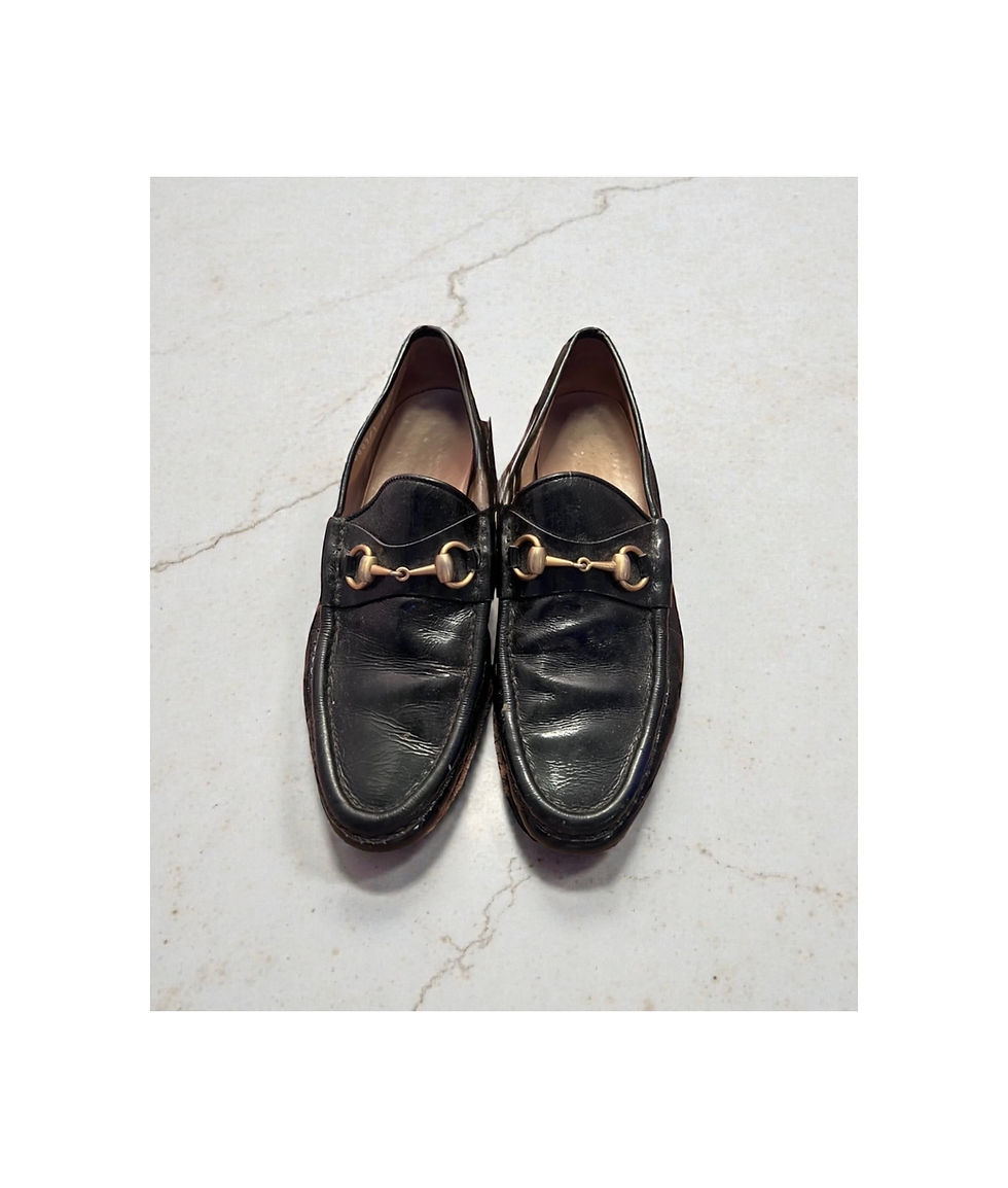 Thumbnail: Repurposed Vintage Gucci Matte Gold Horsebit Bracelet