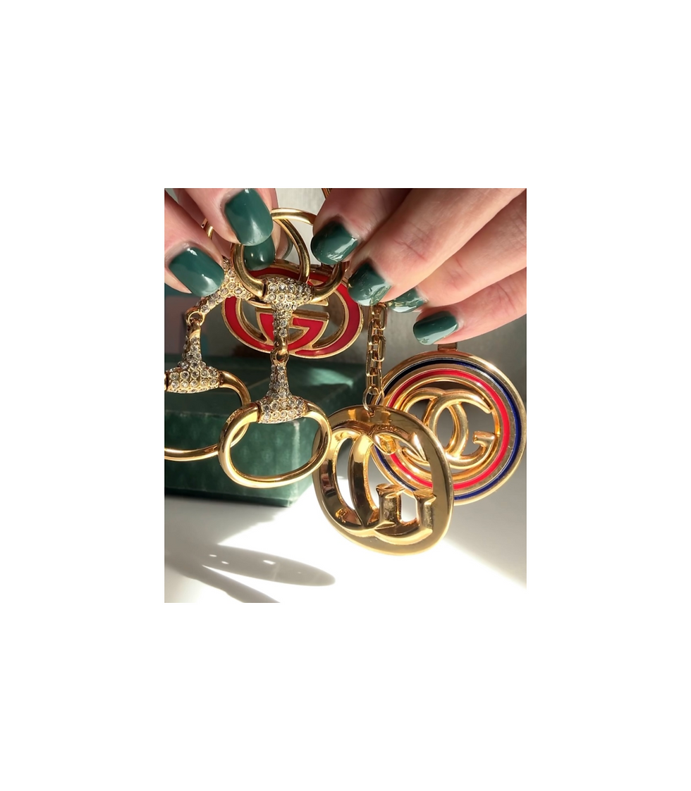 Thumbnail: Repurposed Vintage XL Gucci Red Enamel Chunky Choker Necklace
