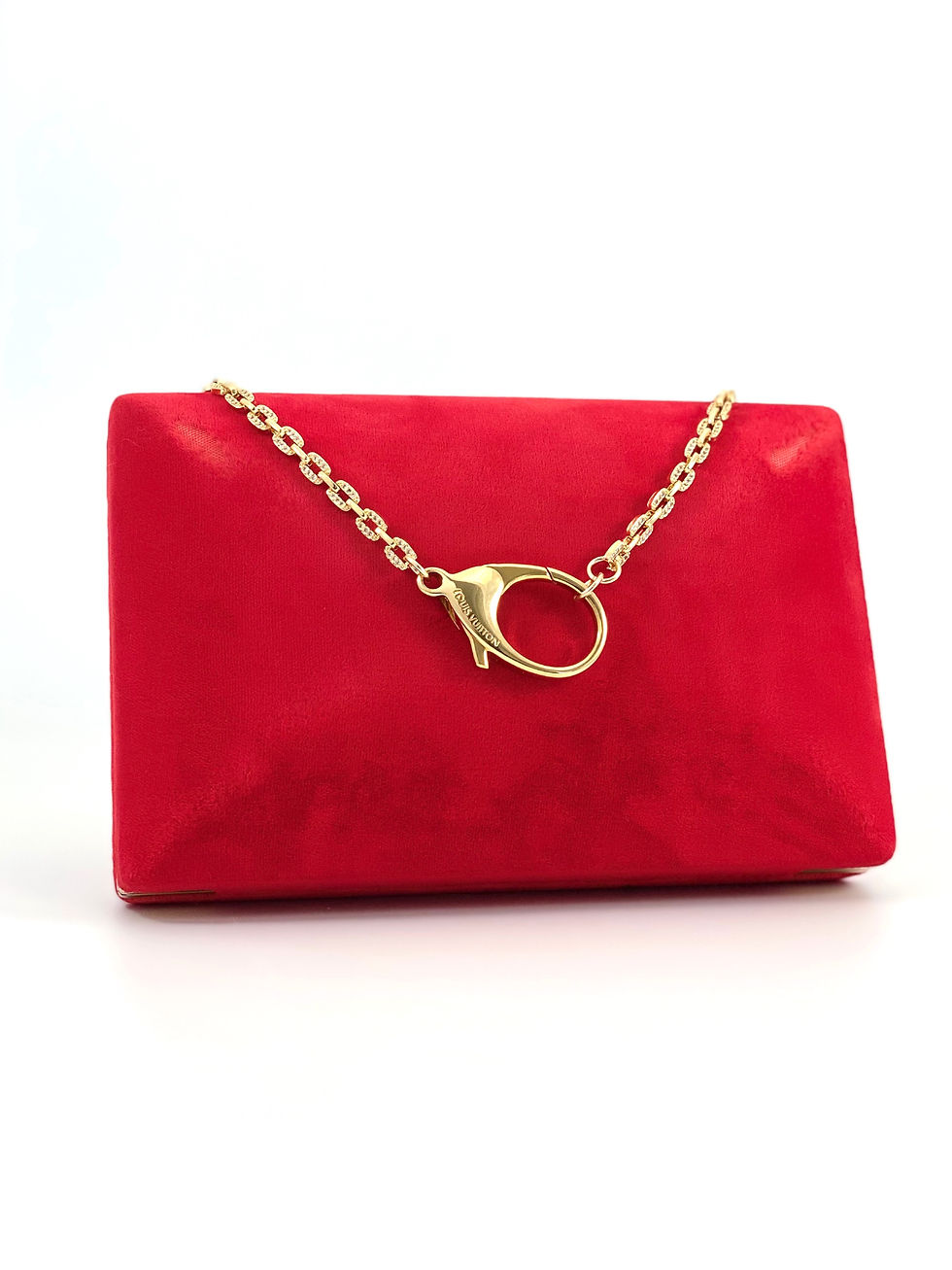 Thumbnail: Repurposed Louis Vuitton Gold CZ Pave Choker Necklace