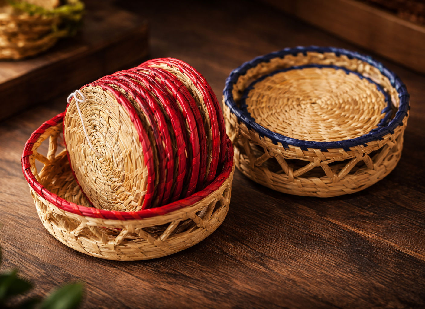 Sikki grass Tea Coasters
