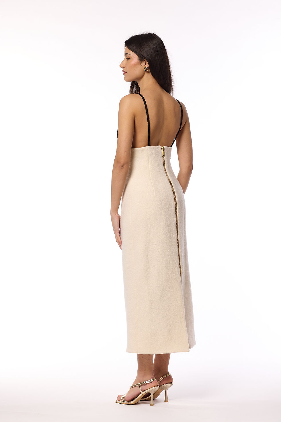 Thumbnail: Zendaya | The black and ivory wool evening dress