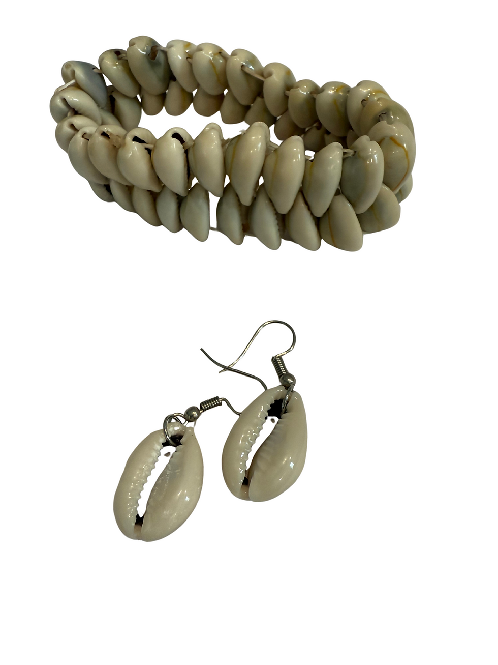 Sea Shells Earrings & Bracelet