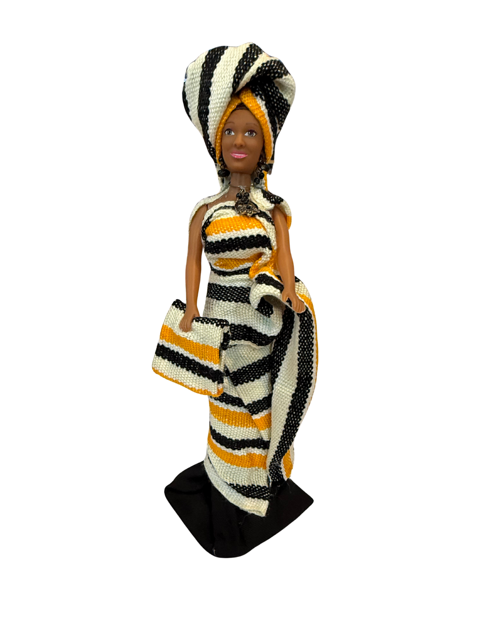 Cecelia- Handmade Liberian Attire Dolls by Creations by Cora