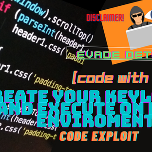 [CodewithMe]Create your keylogger and execute in a real environment