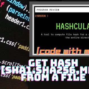 [CodewithMe]Create a Program that would compute Hash from a File